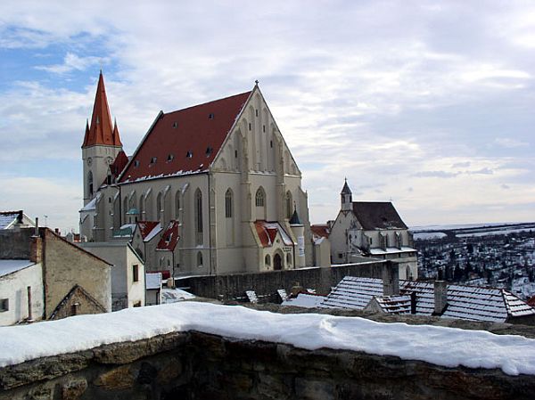Znojmo s vánoční atmosférou