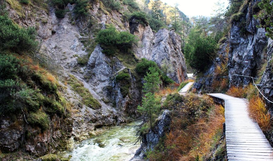 Ötscherský kaňon s romantickou jízdou vláčkem