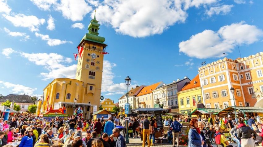 67. vinobraní ve vinařském městečku Retz